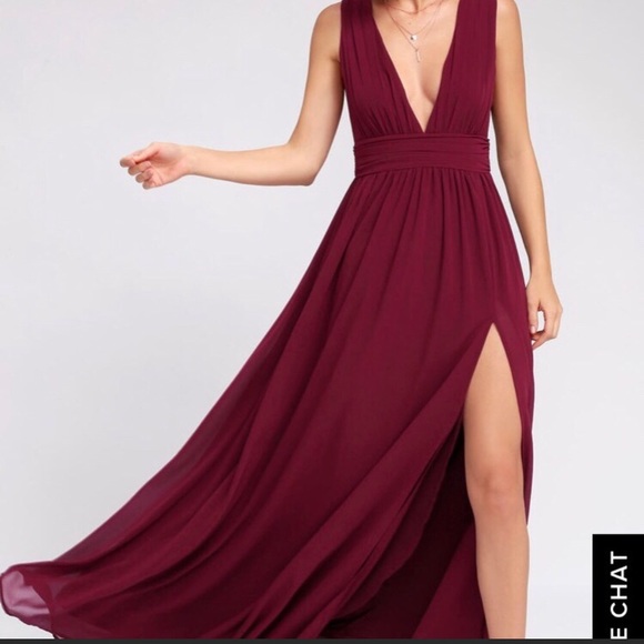 Lulus Dresses & Skirts - Lulus Formal wine dress